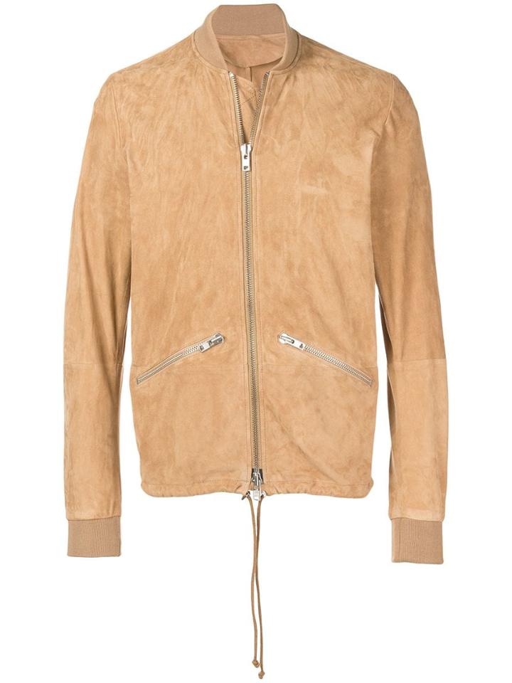 S.w.o.r.d 6.6.44 Drawstring Bomber Jacket - Brown