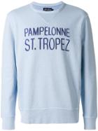 Mc2 Saint Barth Printed Sweatshirt - Blue