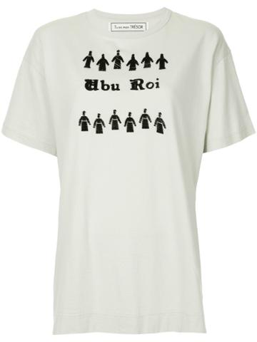 Tu Es Mon Trésor Ubu Roi Big T-shirt - Nude & Neutrals