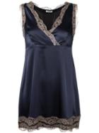 P.a.r.o.s.h. 'silsix' Dress, Women's, Size: Large, Blue, Silk/cotton/polyamide/spandex/elastane