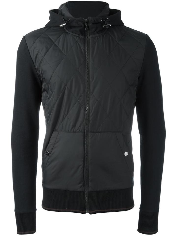 Michael Kors Zipped Hooded Jacket, Men's, Size: Xxxl, Black, Cotton/polyester/nylon