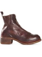 Guidi Front Zip Boots, Men's, Size: 44, Red, Horse Leather/leather