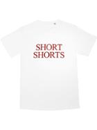 Browns X Fantastic Man Short Shorts Cotton T-shirt - White