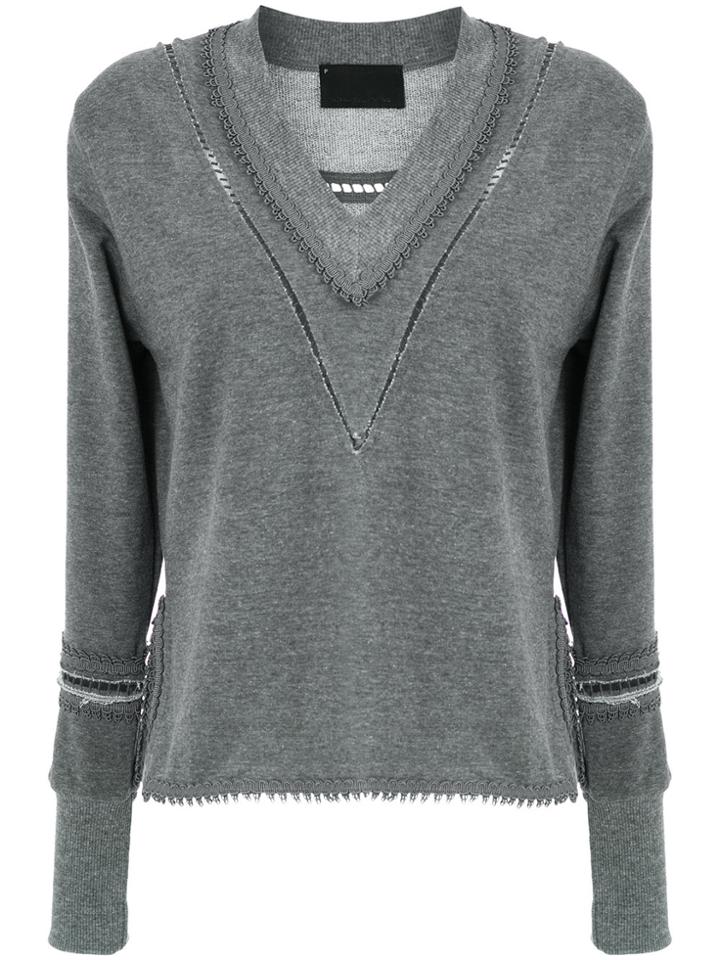 Andrea Bogosian Cut Out Details Sweatshirt - Unavailable