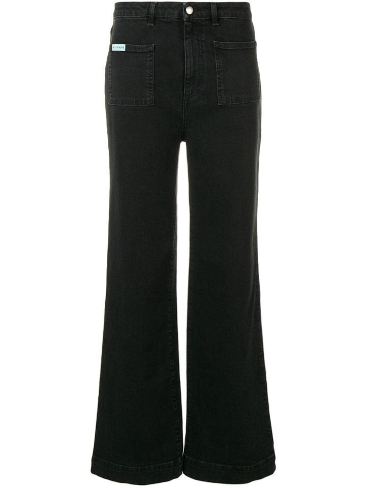 Alexa Chung Straight-leg Jeans - Black