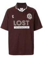 Wooyoungmi 'lost Generation' Football T-shirt - Brown