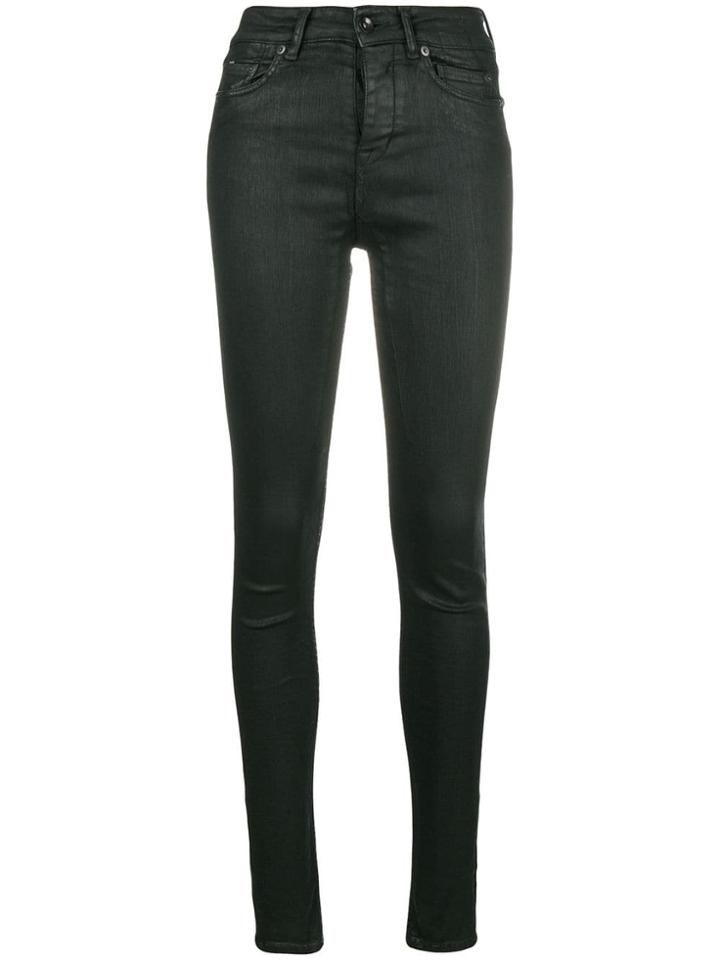 Rick Owens Drkshdw Stretch Straight Leg Jeans - Black