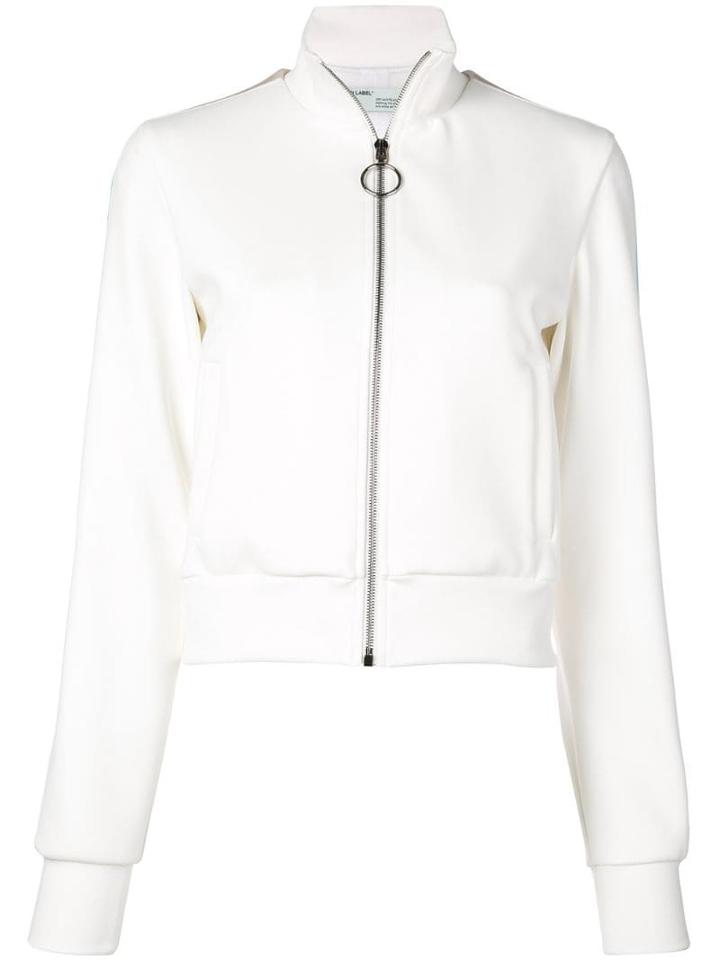 Off-white Side Panelled Zipped Jacket