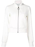 Off-white Side Panelled Zipped Jacket