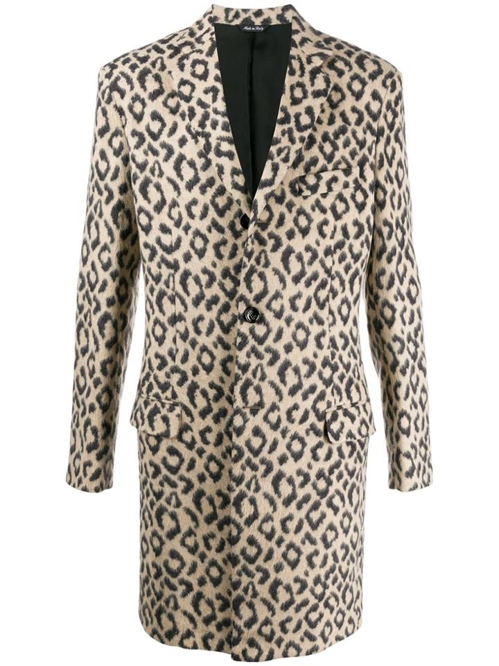 Lc23 Animal Print Coat - Neutrals