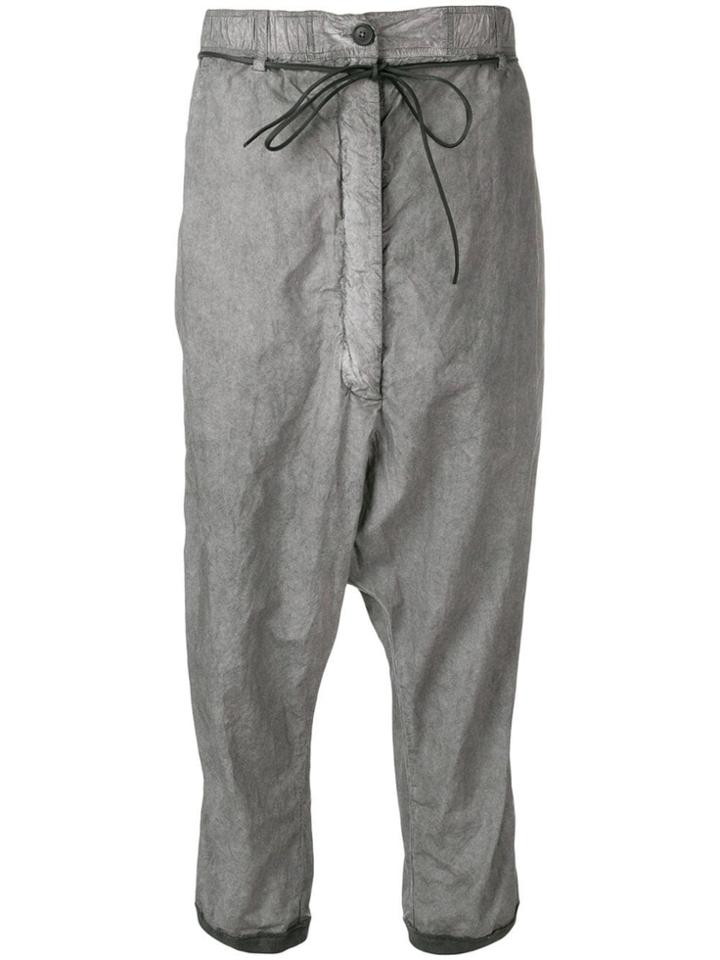 Rundholz Wrinkle Effect Trousers - Grey