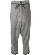 Rundholz Wrinkle Effect Trousers - Grey