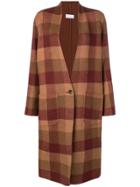 John Elliott Checked Single-breasted Coat - Neutrals