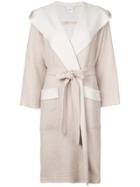 Agnona Tie Waist Cardi-coat - Nude & Neutrals