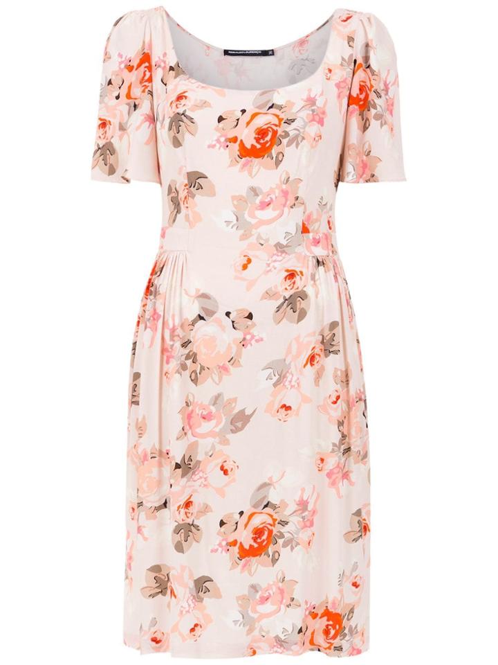 Reinaldo Lourenço Floral Short Dress - Pink