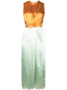 Sies Marjan Ruched Midi Dress - Green