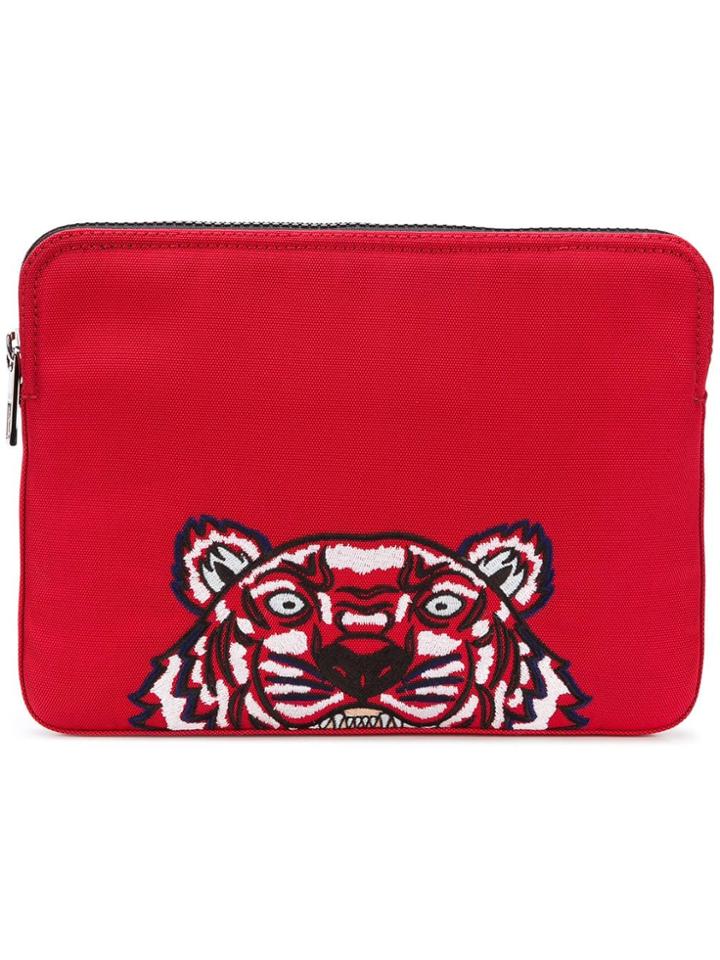 Kenzo Tiger Embroidered Clutch