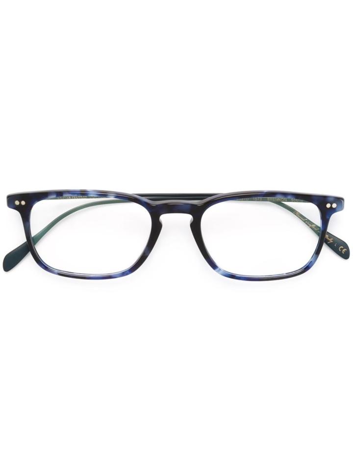 Oliver Peoples 'brennon' Glasses, Blue, Acetate/metal (other)