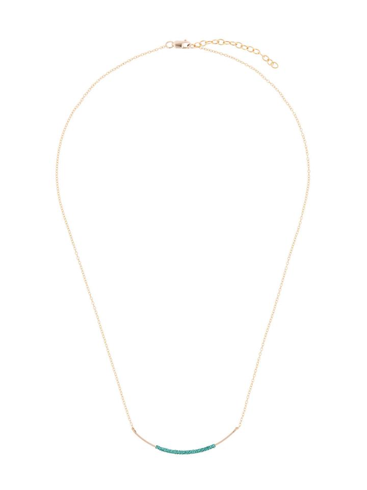 By Boe Curve Necklace - Metallic