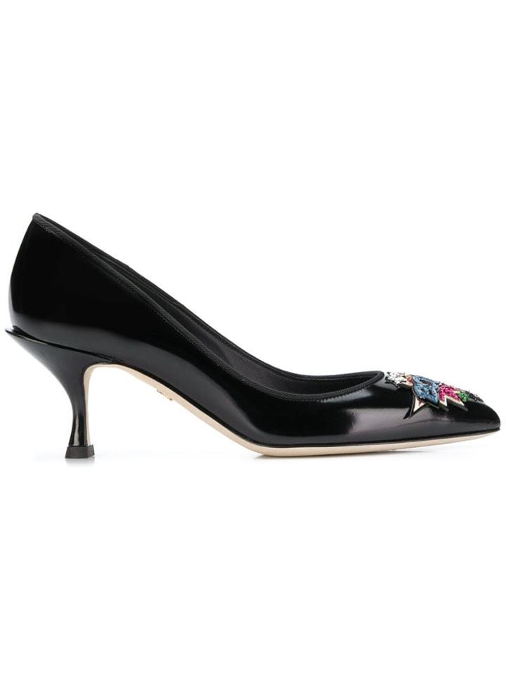 Dolce & Gabbana Lori Pumps With Patchwork - Black