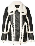 Dsquared2 Shearling Trim Padded Jacket - Brown