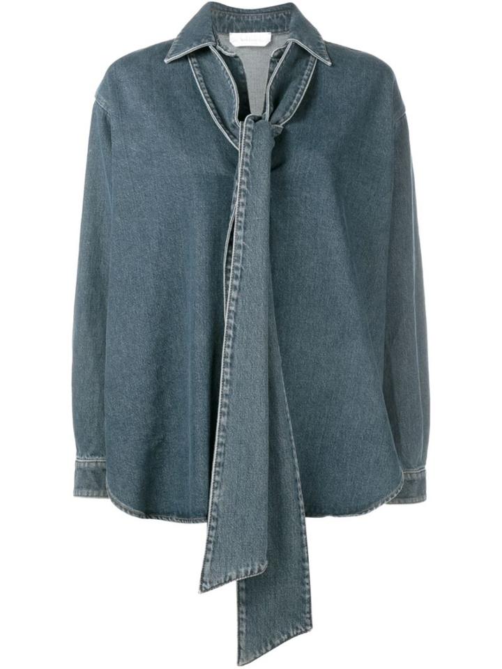 Chloé Collar Detail Denim Shirt