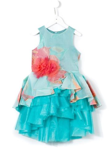 Mischka Aoki 'first Flower Of Spring' Dress, Girl's, Size: 6 Yrs, Blue