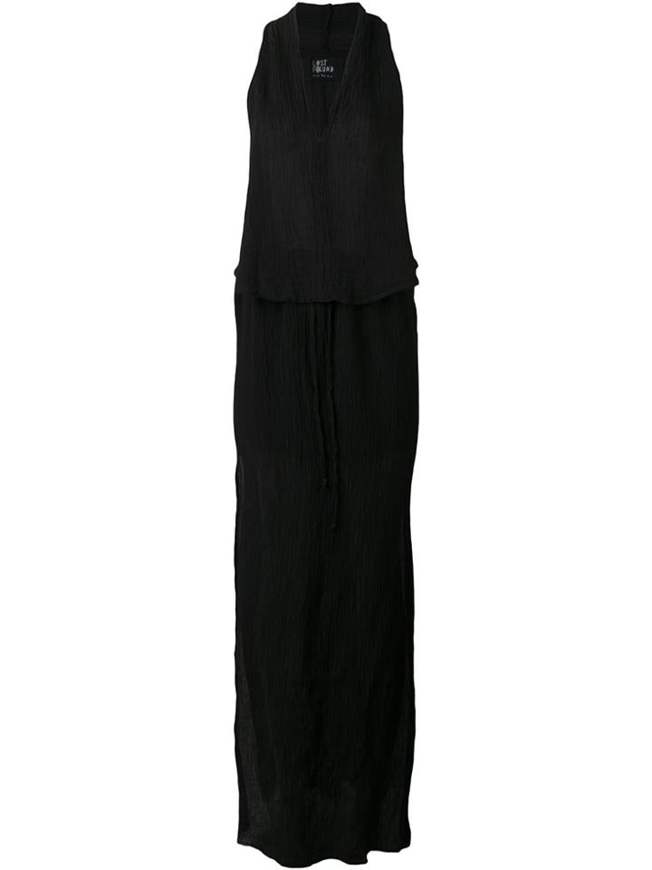 Lost & Found Ria Dunn Long Handkerchief Dress - Black