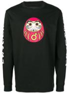 Blood Brother Daruma Printed Sweatshirt - Black