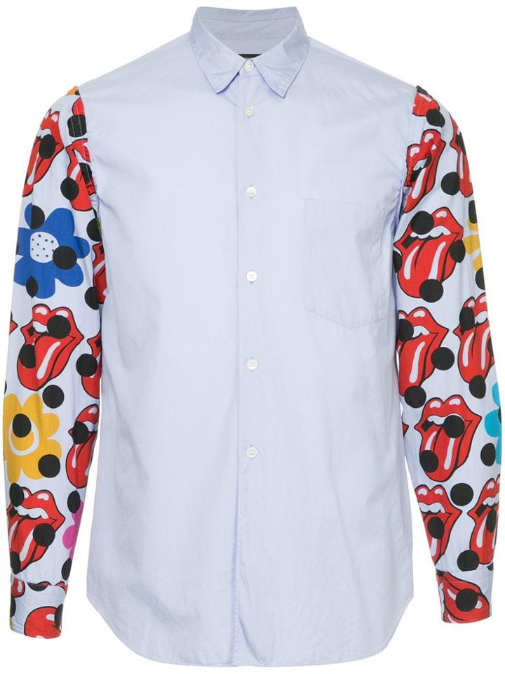 Comme Des Garçons Vintage Rolling Stones Shirt - Pink