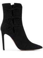 L'autre Chose Stiletto Ankle Boots - Black