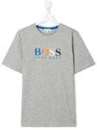 Boss Kids Logo T-shirt - Grey