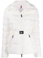 Moncler Alouette Belted Puffer Jacket - White