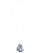 Ports 1961 Pendant Necklace, Women's, White, Polyester/acetate