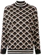 Fendi Geometric Logo Jumper - Black