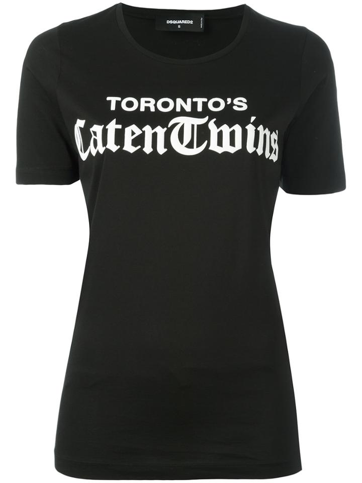 Dsquared2 Toronto's Caten Twins T-shirt - Black