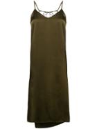 Andrea Ya'aqov Vest Slip Dress - Green