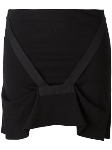 Helmut Lang Vintage Bondage Strap Skirt, Women's, Size: 38, Black