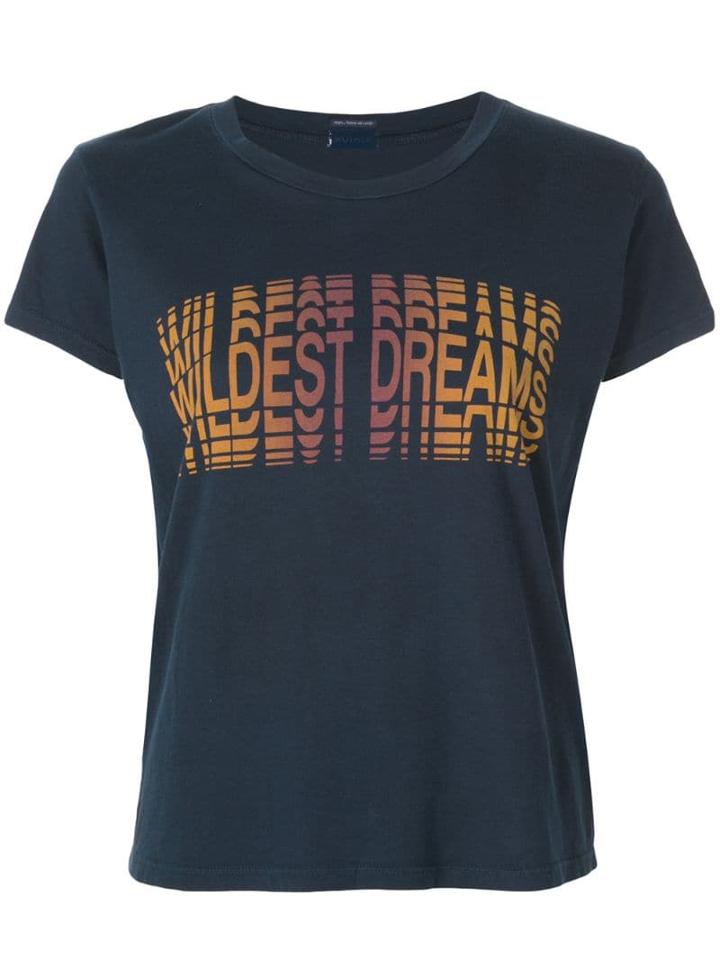 Mother Wildest Dreams Print T-shirt - Blue
