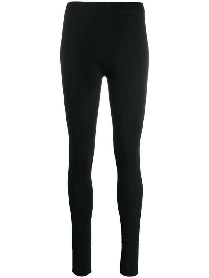 Red Valentino Slim Fit Trousers - Black
