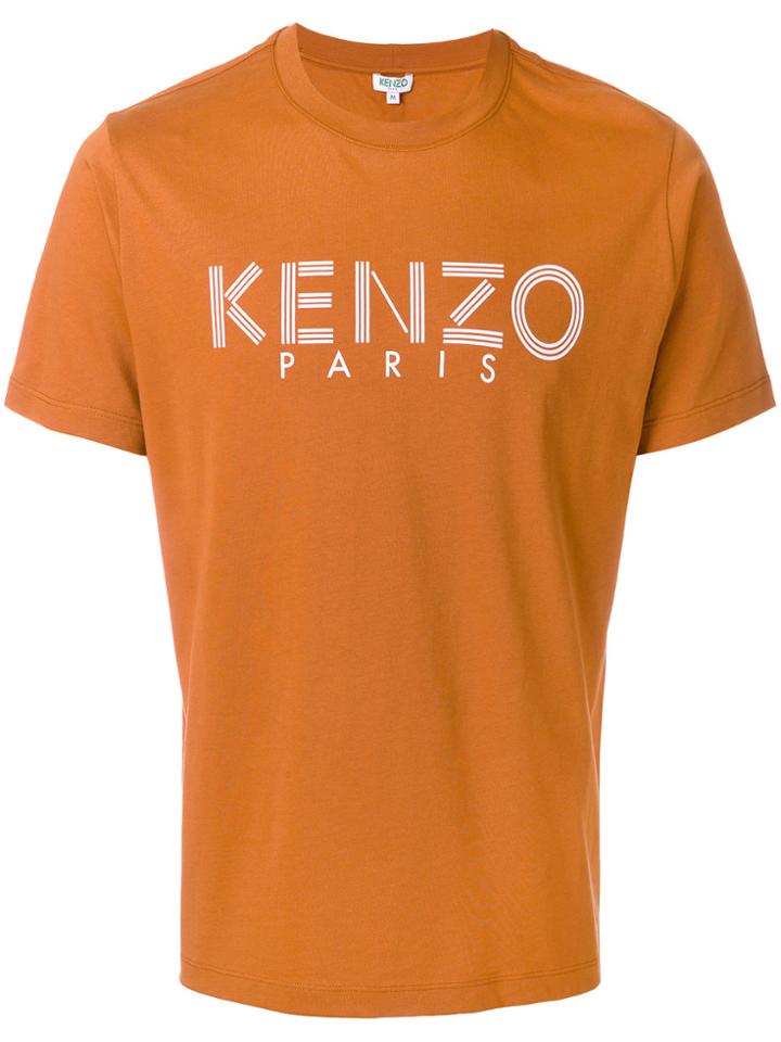 Kenzo Logo T-shirt - Yellow & Orange
