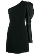 David Koma Asymmetric Sleeve Dress - Black
