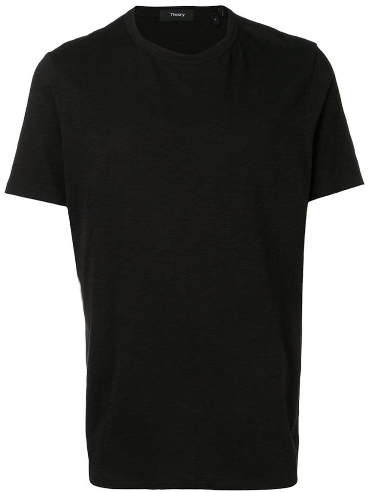 Theory Short-sleeve Fitted T-shirt - Black