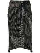 Issey Miyake Structured Design Skirt - Black