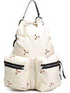 Raf Simons Eyelet Detail Backpack, Nude/neutrals, Cotton