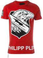 Philipp Plein 'double' T-shirt, Men's, Size: Large, Red, Cotton