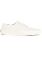 Maison Kitsuné Flat Lace-up Sneakers - White