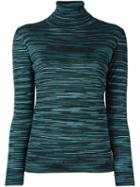 M Missoni Turtleneck Jumper, Women's, Size: 44, Black, Viscose/virgin Wool