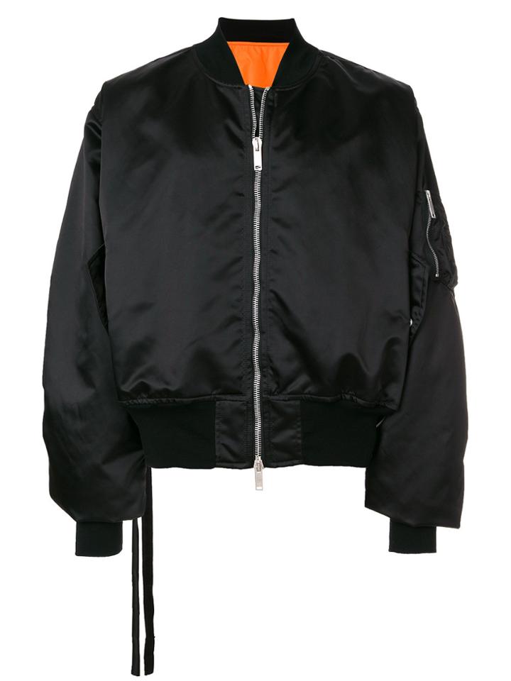 Unravel Project Bomber Jacket - Black