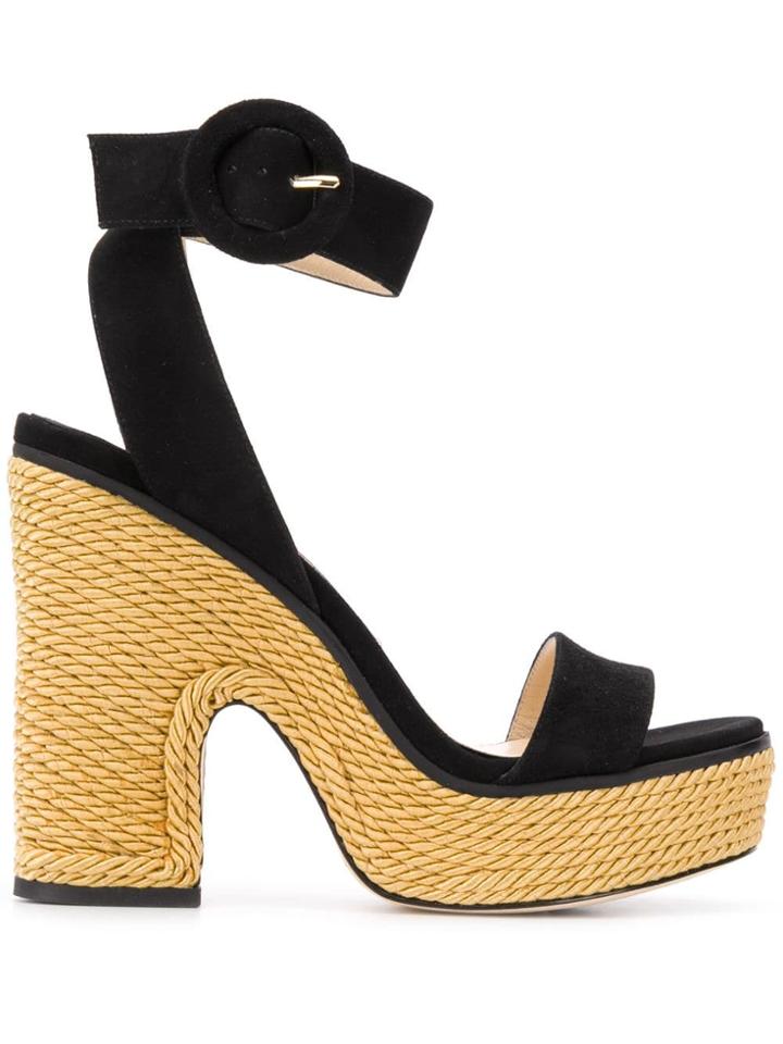 Jimmy Choo Aimee 125 Sandals - Black